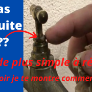 Tu as une fuite ici 